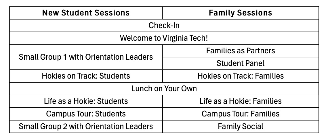 virginia tech admitted student tour